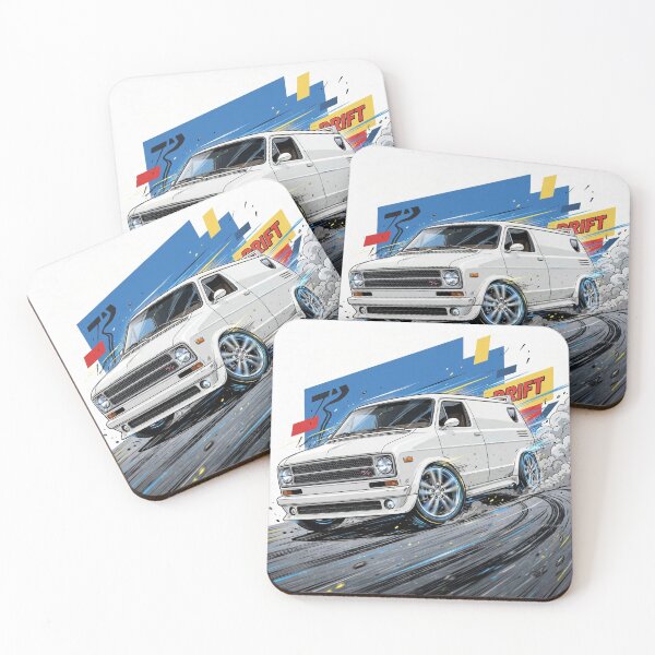 Item preview, White Van Drift - R/T Street Van Drifting Comic Art designed and sold by redkat-4.