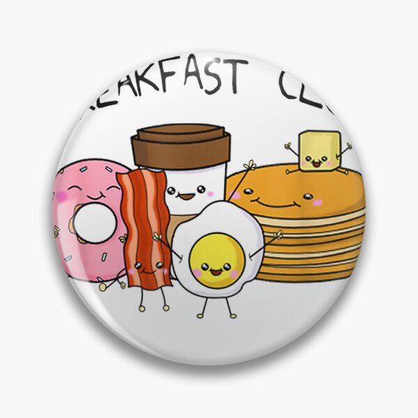 Item preview, Breakfast Club Food Cute Kawaii Parody T-Shirt designed and sold by viinnzArt.