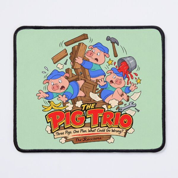Item preview, The Pig Trio in Chaos designed and sold by NF Designs Studio DTF.
