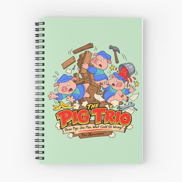 Item preview, The Pig Trio in Chaos designed and sold by NF Designs Studio DTF.
