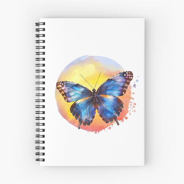 Item preview, Blue Butterfly | Elegant Nature Aesthetic Art designed and sold by Mandayartstudio.
