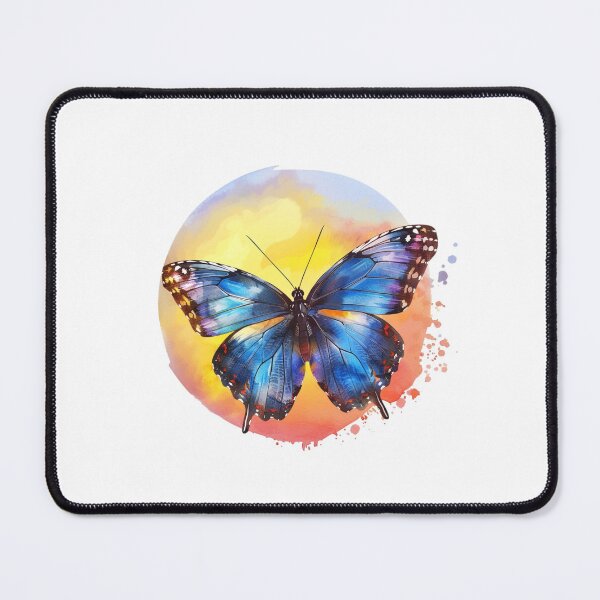Item preview, Blue Butterfly | Elegant Nature Aesthetic Art designed and sold by Mandayartstudio.