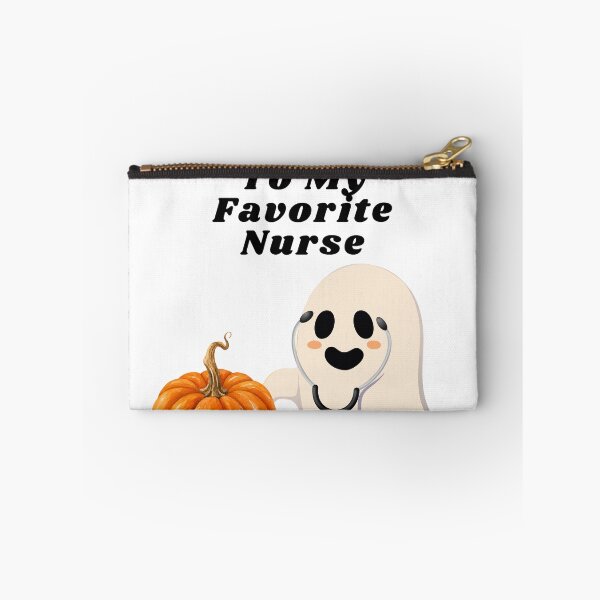 Item preview, Happy Halloween To My Favorite Nurse Cute Ghost Pumpkin designed and sold by SoukaArtStore.
