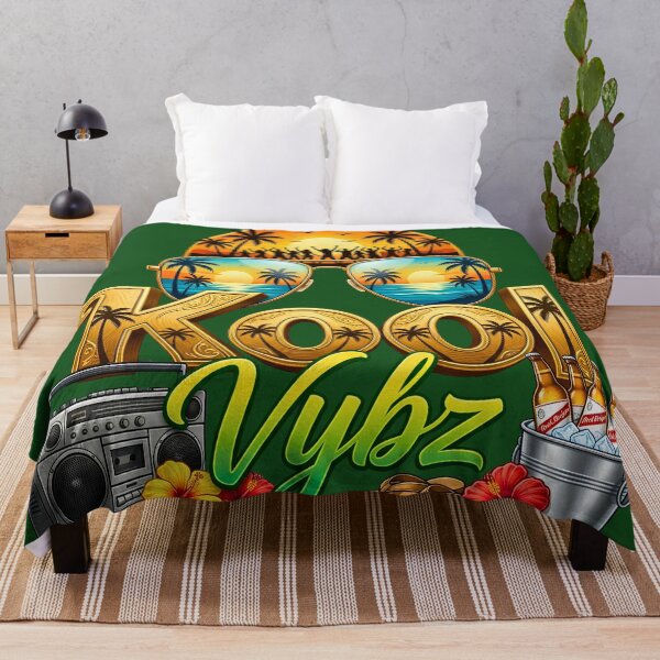 Item preview, Kool Vybz Tropical Sunset Beach Party Retro Boombox Art designed and sold by digitalbob60.