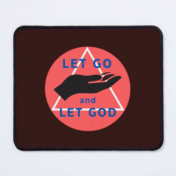 Item preview, LET GO and LET GOD (AA-AlAnon Symbol) designed and sold by Positivity Productions.