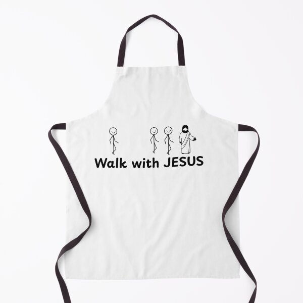 Item preview, Walk with Jesus (Blk) designed and sold by Kennedy Fun Tee's.