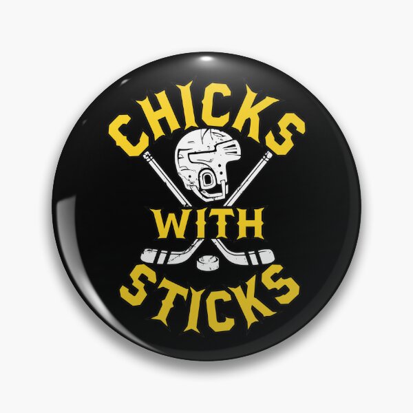 Item preview, Chicks With Sticks Women's Hockey Sport Design designed and sold by Domenikolas.