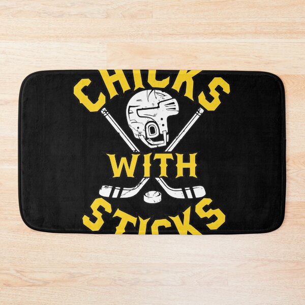 Item preview, Chicks With Sticks Women's Hockey Sport Design designed and sold by Domenikolas.
