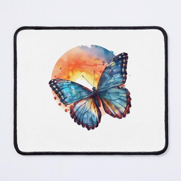 Item preview, Blue Butterfly | Elegant Nature Aesthetic Art designed and sold by Mandayartstudio.