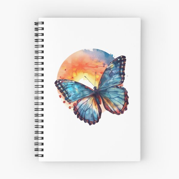 Item preview, Blue Butterfly | Elegant Nature Aesthetic Art designed and sold by Mandayartstudio.