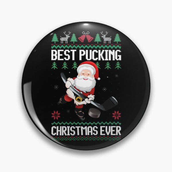 Item preview, Best Pucking Christmas Ever Hockey Santa designed and sold by Domenikolas.