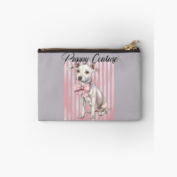 Item preview, Puppy Couture Black Script Bow Dog Fashion Illustration   designed and sold by FaeryNuff.