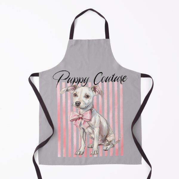 Item preview, Puppy Couture Black Script Bow Dog Fashion Illustration   designed and sold by FaeryNuff.