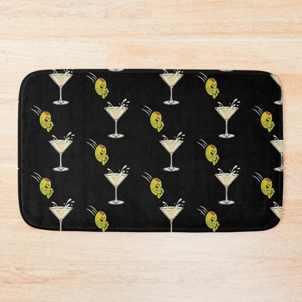 Artikelvorschau, Lustige Grafik: Olive springt in Martini-Cocktail entworfen und verkauft von snailslowdance.