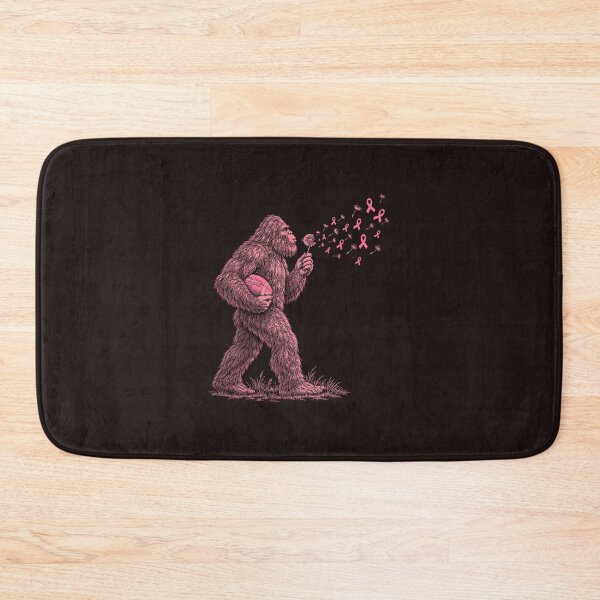 Item preview, Bigfoot Football Breast Cancer Awareness Pink Ribbon Dandelion designed and sold by mari-kayden.