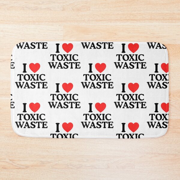 Item preview, I Love Heart Toxic Waste Funny Sarcastic Unhinged Gen Z Meme designed and sold by snailslowdance.