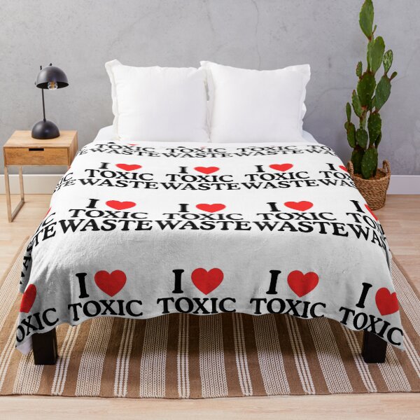 Item preview, I Love Heart Toxic Waste Funny Sarcastic Unhinged Gen Z Meme designed and sold by snailslowdance.