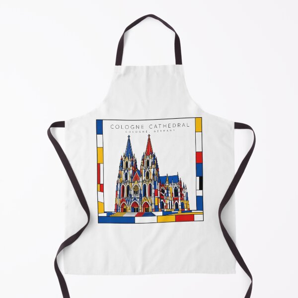 Item preview, Cologne Cathedral Cologne Mondrian Style 3D Poster designed and sold by CMYKStudio.