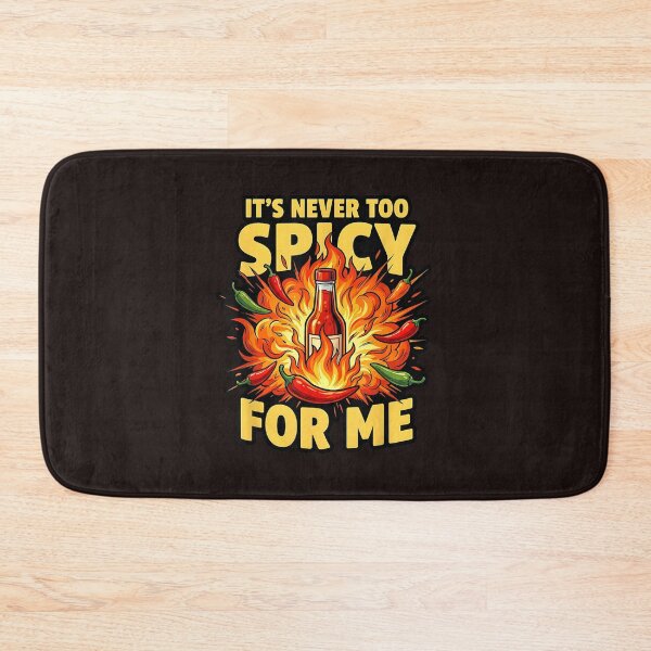 Item preview, It's Never Too Spicy For Me Hot Sauce Chili Pepper designed and sold by mari-kayden.