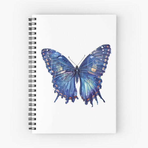 Item preview, Blue Butterfly | Elegant Nature Aesthetic Art designed and sold by Mandayartstudio.
