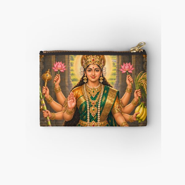 Item preview, Dhanya Lakshmi – Goddess of Grain and Nourishment | Ashta Lakshmi Art designed and sold by Homyar.