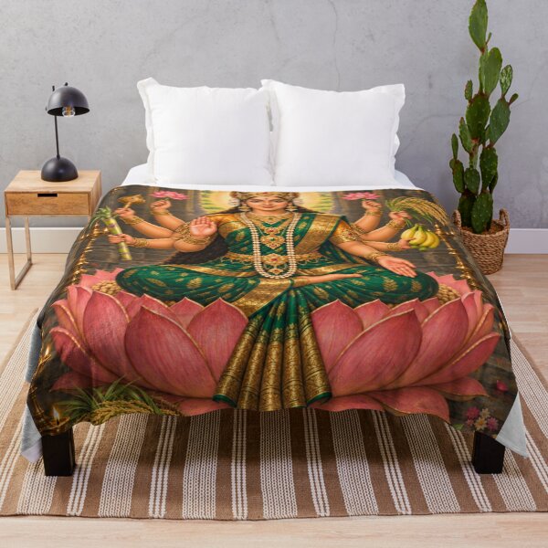 Item preview, Dhanya Lakshmi – Goddess of Grain and Nourishment | Ashta Lakshmi Art designed and sold by Homyar.