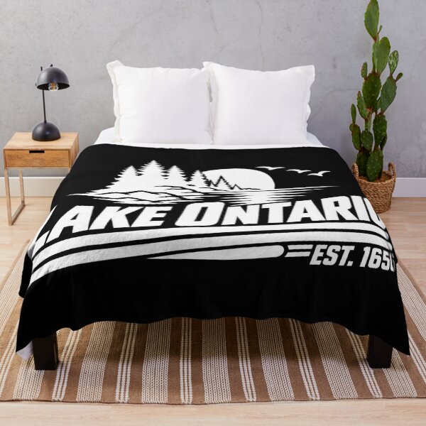 Item preview, Lake Ontario Vintage Lake Design for Great Lakes Lovers | Travel Gift designed and sold by Teetreasure2.
