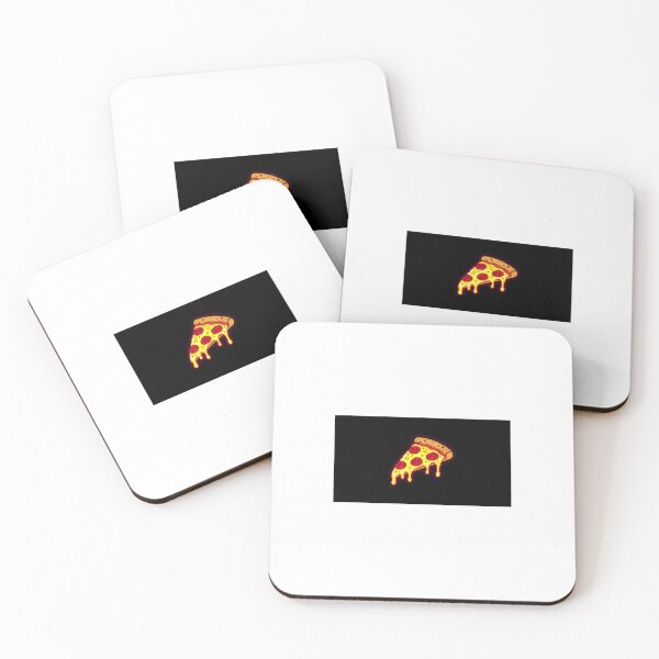 Item preview, Retro Neon Pizza Slice - 16 Bit 90s Food Pixel Sticker designed and sold by MissoStudio.