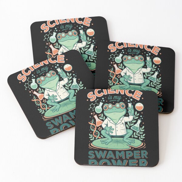 Item preview, Science Is My Swamper Power Frog Chemist designed and sold by ERNESAFFON.