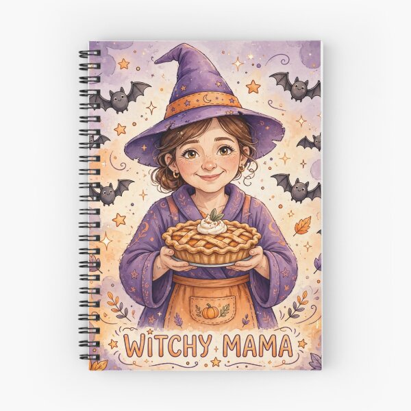 Item preview, Witchy Mama Shirt – Cute Halloween Mom Witch Tee designed and sold by KERK Art and Design.