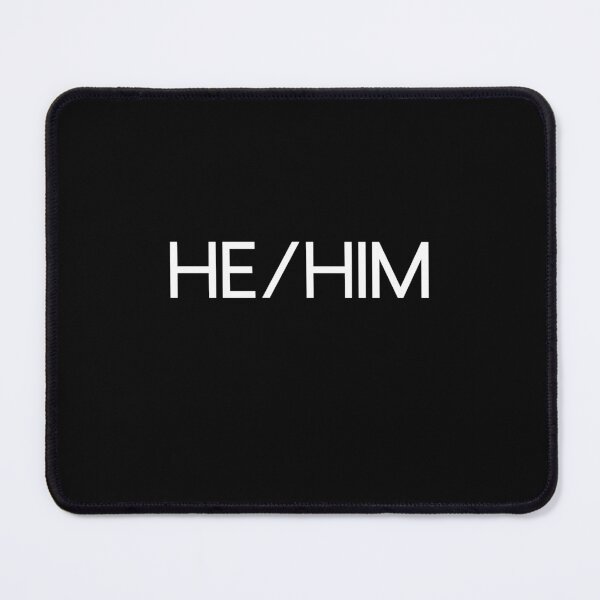 Item preview, He Him Gender Pronoun Modern Identity Gift designed and sold by Say It With Ink.