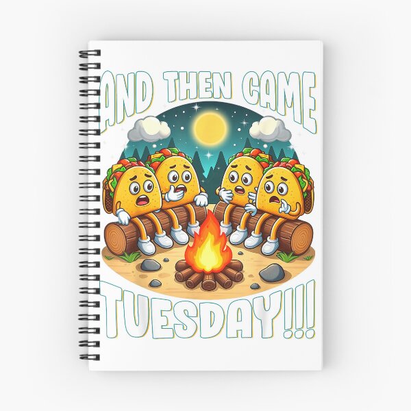 Item preview, and Then Came Tuesday Scary Campfire Story Taco Tuesday T-Shirt designed and sold by TinyHands-Art.