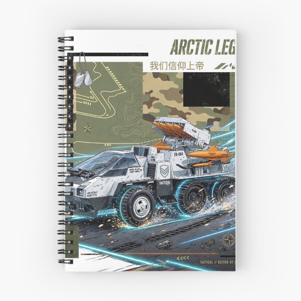 Item preview, Arctic Legend EB-884 - Tactical Missile Tank Comic Art designed and sold by redkat-4.