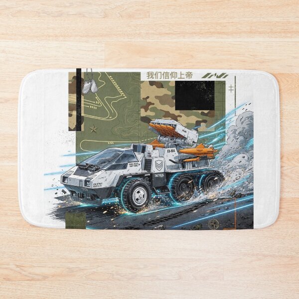 Item preview, Arctic Legend EB-884 - Tactical Missile Tank Comic Art designed and sold by redkat-4.