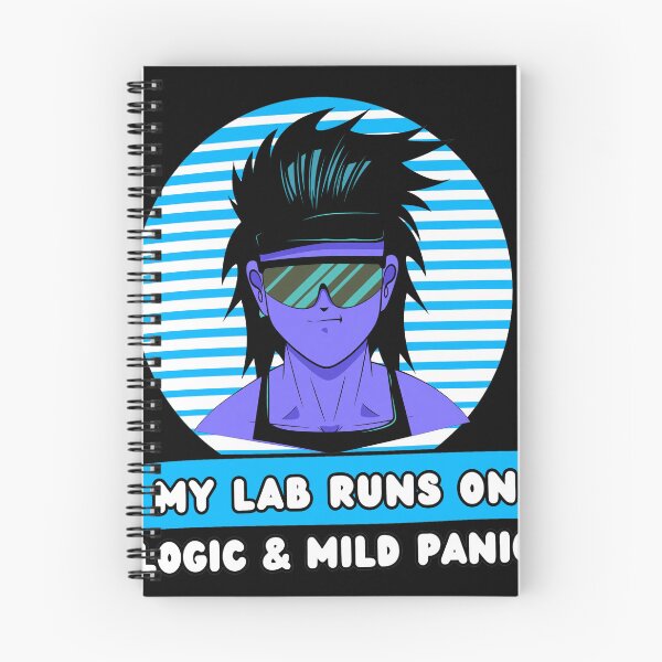 Item preview, My Lab Runs On Logic And Mild Panic Retro Anime designed and sold by ERNESAFFON.