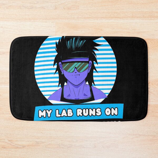 Item preview, My Lab Runs On Logic And Mild Panic Retro Anime designed and sold by ERNESAFFON.