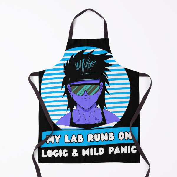 Item preview, My Lab Runs On Logic And Mild Panic Retro Anime designed and sold by ERNESAFFON.