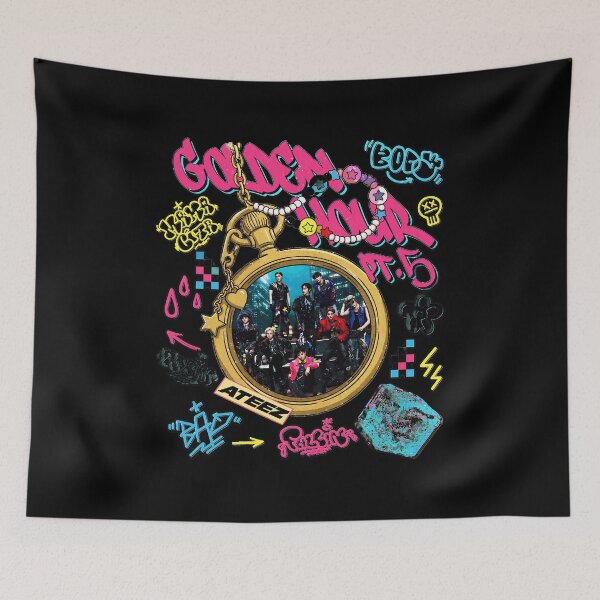 Item preview, Retro K-Pop Inspired Pocket Watch Graphic  designed and sold by eManiar94.