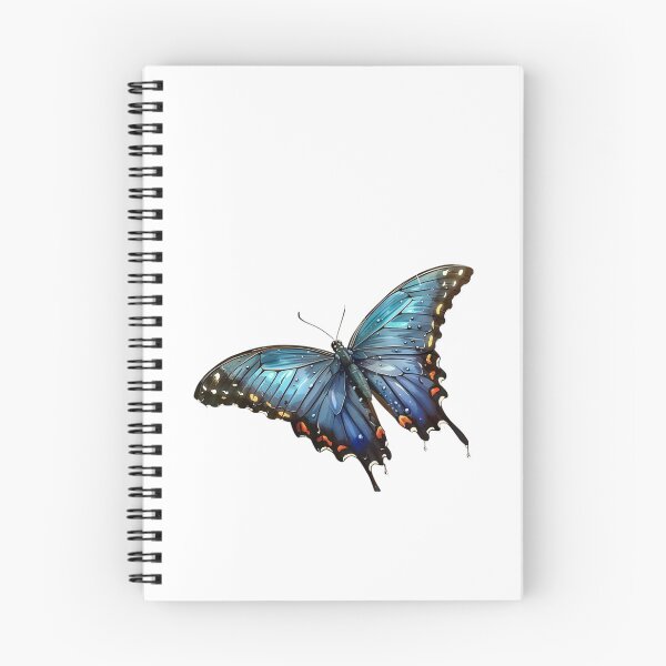 Item preview, Blue Butterfly | Elegant Nature Aesthetic Art designed and sold by Mandayartstudio.