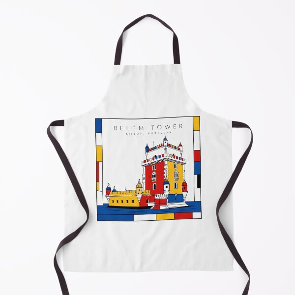 Item preview, Belem Tower Lisbon Mondrian Style 3D Poster designed and sold by CMYKStudio.