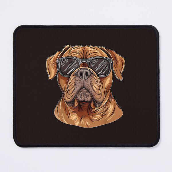 Item preview, Cool Dogue De Bordeaux Dog Wearing Sunglasses French Mastiff designed and sold by mari-kayden.