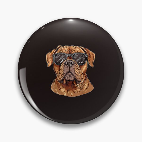 Item preview, Cool Dogue De Bordeaux Dog Wearing Sunglasses French Mastiff designed and sold by mari-kayden.