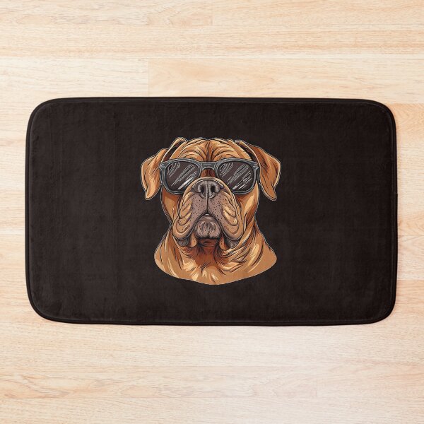 Item preview, Cool Dogue De Bordeaux Dog Wearing Sunglasses French Mastiff designed and sold by mari-kayden.