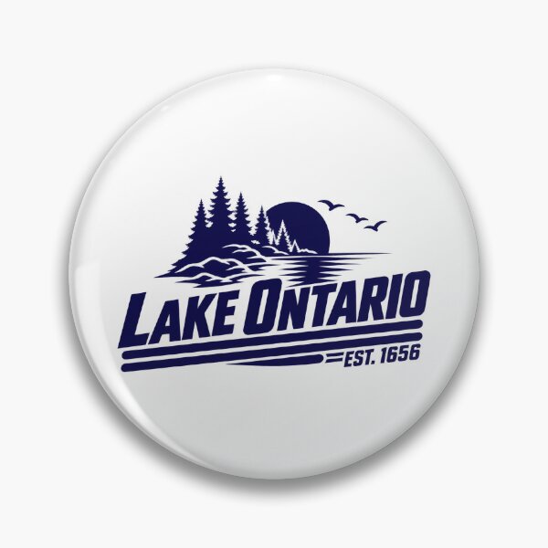 Item preview, Lake Ontario Vintage Lake Design for Great Lakes Lovers | Travel Gift designed and sold by Teetreasure2.