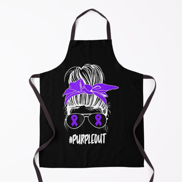 Item preview, Messy Bun Purple Out Epilepsy Fighter Awareness Month Sleeveless designed and sold by snailslowdance.