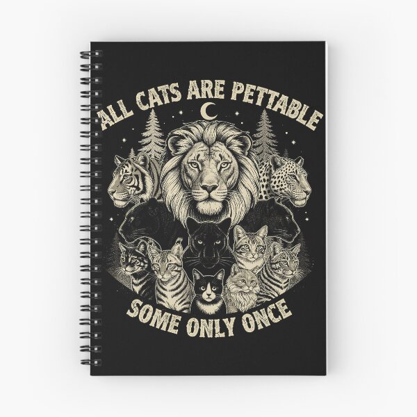 Item preview, All Cats Are Pettable Some Only Once Funny Cat Lover Dark Humor designed and sold by Zizo-DR44.