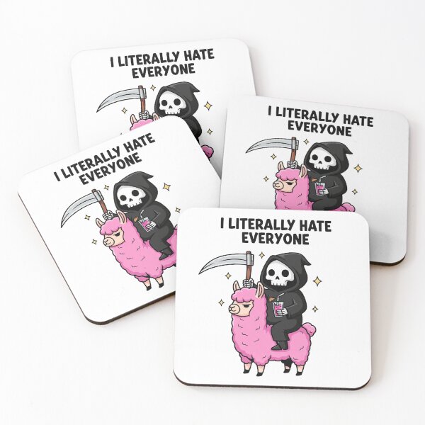 Item preview, I Literally Hate Everyone - Halloween designed and sold by EliteShadow.