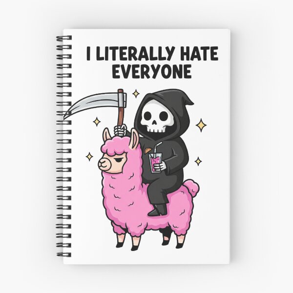 Item preview, I Literally Hate Everyone - Halloween designed and sold by EliteShadow.