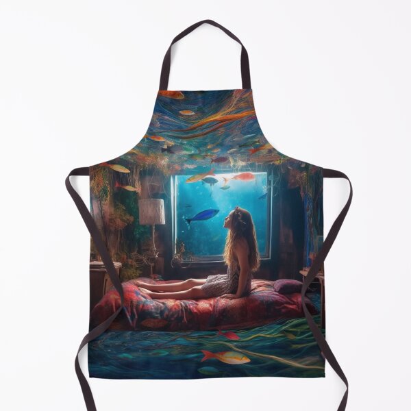 Item preview, Teenage Blue - Underwater Bedroom designed and sold by MongLongStudio.