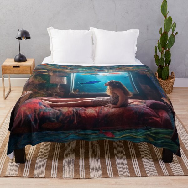 Item preview, Teenage Blue - Underwater Bedroom designed and sold by MongLongStudio.